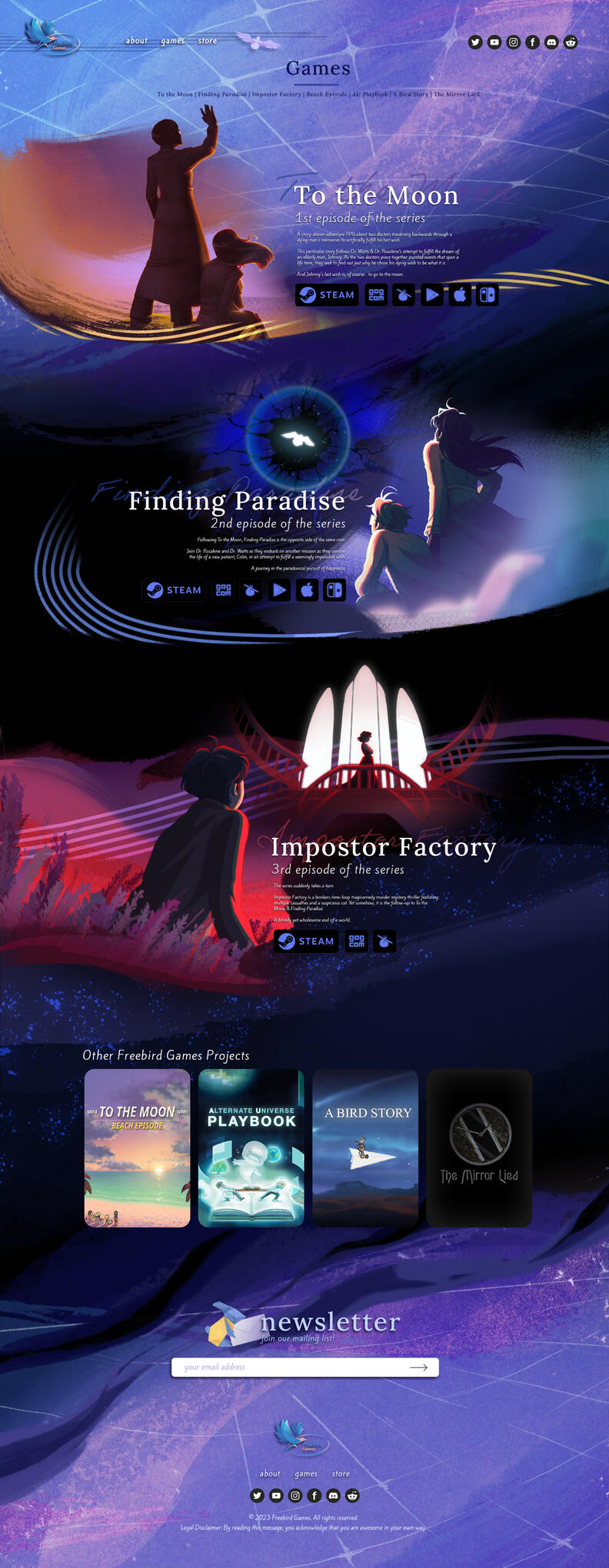 Game Series Page