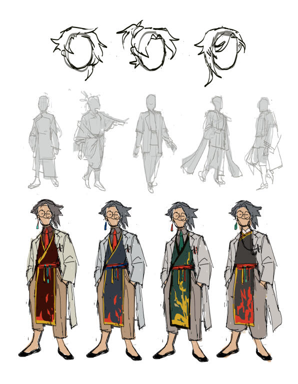 Character Design - Dr. Feng