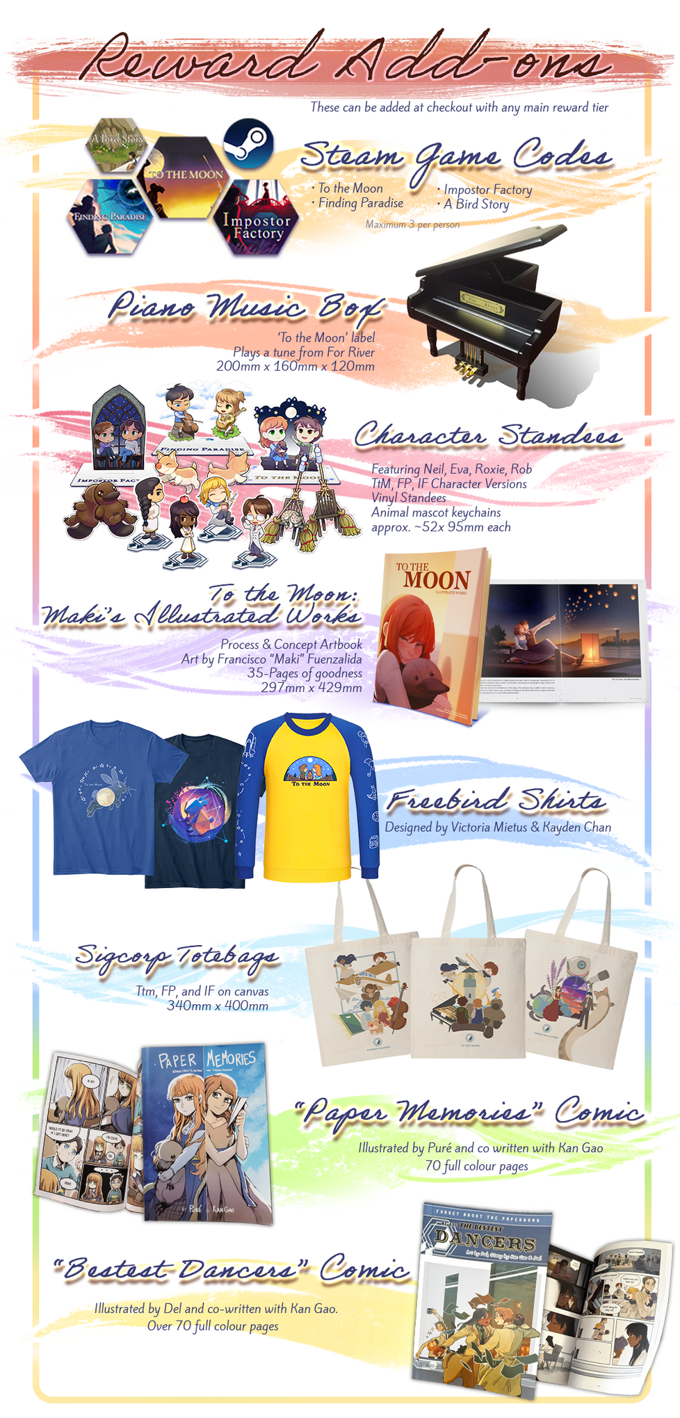 Kickstarter Story - Reward Add-Ons