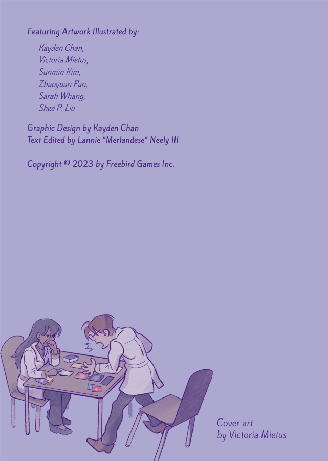 Credits page